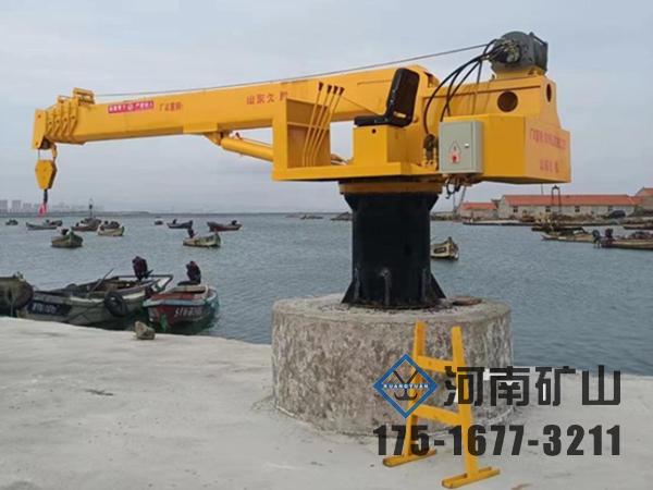 浙江湖州船用起重机厂家渔船吊作业效率高