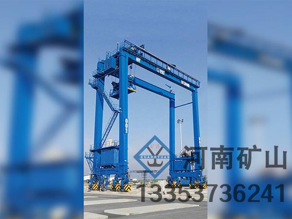 河北唐山轮胎式集装箱起重机厂家轮胎式集装箱门式起重机防风稳固